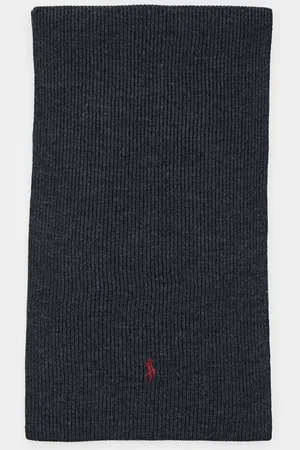 Ralph Lauren Sciarpa In Lana Con Logo TU