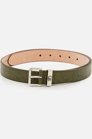 Alexander McQueen Skull Loop Leather Belt 95