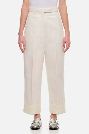 Thom Browne Pantalone A Gamba Dritta A Vita Alta 38