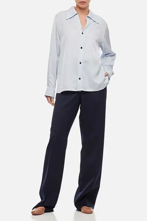 Bottega Veneta Pantaloni Sartoriali Grain De Poudre 42