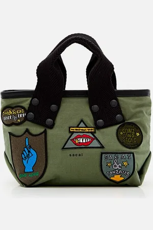 SACAI Borsa Tote Piccola X Marc Gonzales Con Patch TU