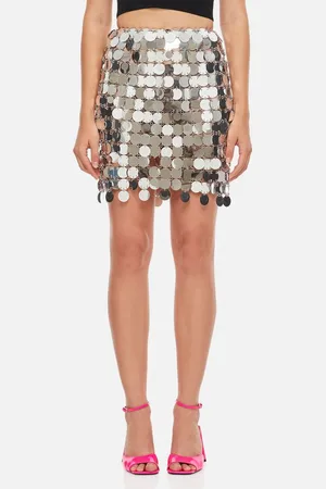 Paco rabanne Minigonna In Paillettes 38