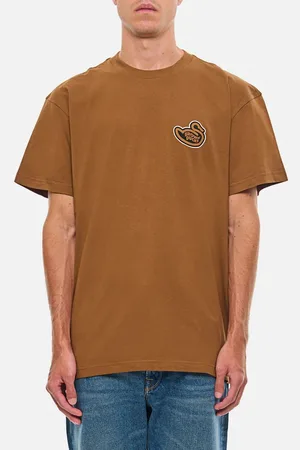 Carhartt T-shirt In Cotone Brown Ducks S