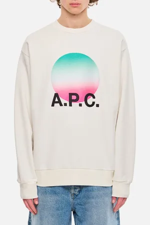 A.P.C. Felpa Girocollo Con Stampa L