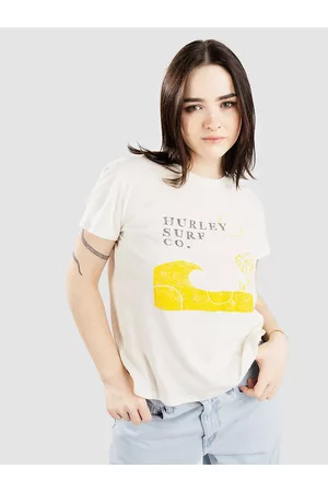 Hurley Donna T-shirt a maniche corte - Daisy Relaxed Girlfriend T-Shirt bianco