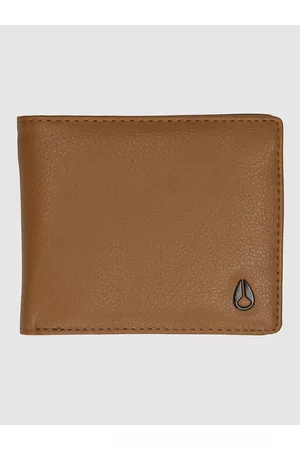 Nixon Pass Vegan Leather Coin Wallet marrone