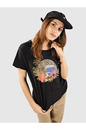 Hurley Donna T-shirt a maniche corte - Leopard Classic T-Shirt nero
