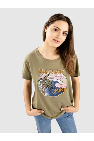 Hurley Donna T-shirt a maniche corte - Surf Classic T-Shirt verde