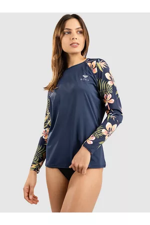 Roxy Donna Costumi da bagno - Printed Longsleeve Lycra blu
