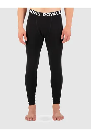 MONS ROYALE Merino Cascade Flex Legging Pantaloni Funzionali nero
