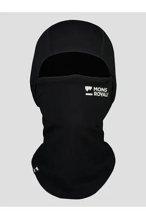 MONS ROYALE Merino Santa Rosa Balaclava nero