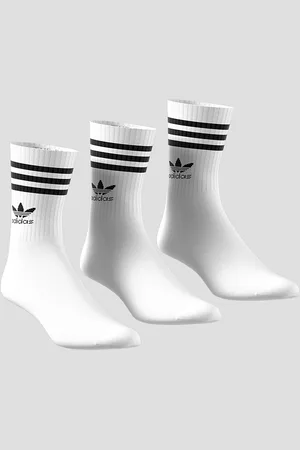 adidas Mid Cut Crew Calze bianco