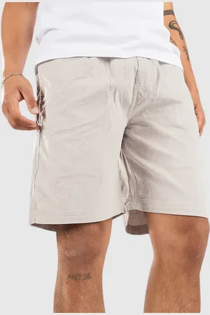 Blue Tomato Mini Cord Pantaloncini bianco