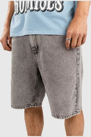 Empyre Loose Fit Sk8 Short Denim Pantaloncini grigio