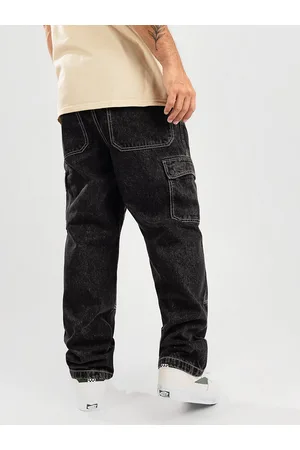 Empyre Sk8 Denim Cargo Jeans nero