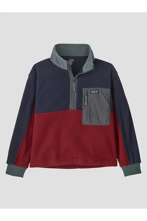 Patagonia Microdini 1/2 Kids Felpa con Zip fantasia