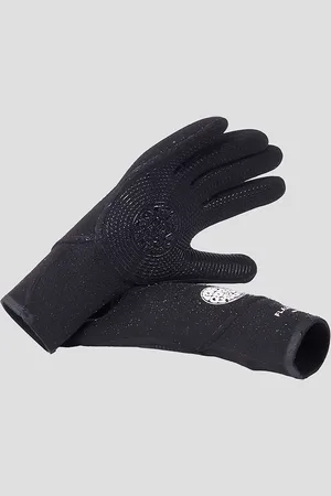 Rip Curl Flashbomb 3/2 5 Finger Gl Guanti nero