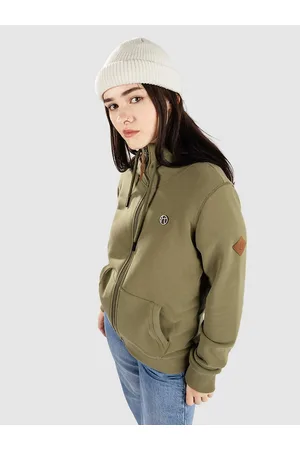 Kazane Sonia Felpa con Zip verde