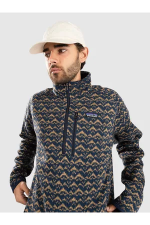 Patagonia Better 1/4 Felpe con Zip e Cappuccio fantasia