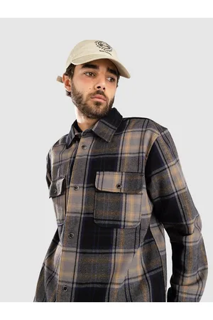 Fat Moose Adrian Cotton Check Camicia nero