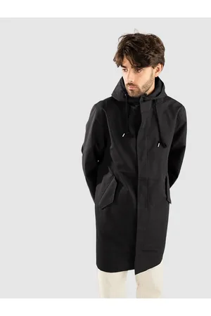 Anerkjendt Akbjarne Rain Hood Giacca nero