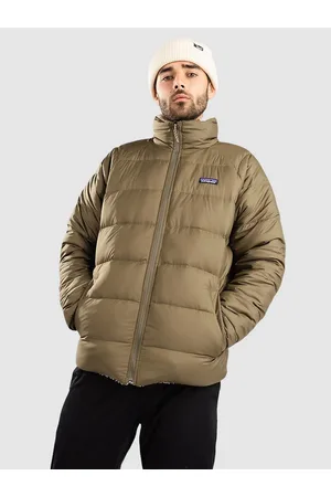 Patagonia Reversible Silent Down Giacca verde