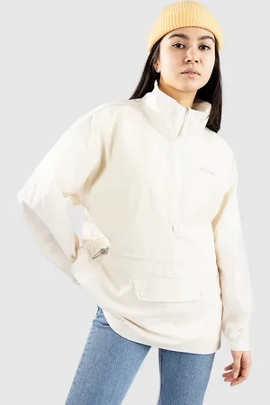 Columbia Paracutie Giacca a Mezza Zip Windbreaker bianco
