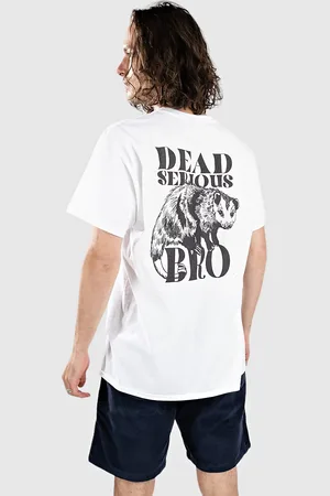 Dravus Dead Serious T-Shirt bianco
