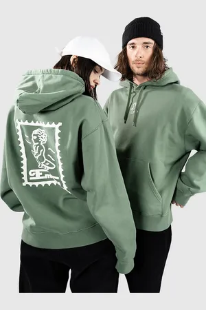 Ementa SB Baby Stamp Felpa con Cappuccio verde