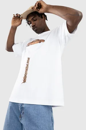 Huf Car Club T-Shirt bianco