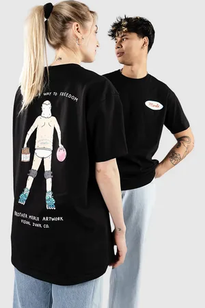 BROTHER MERLE Freedom T-Shirt nero