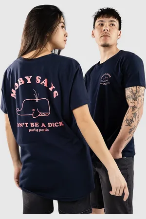 PARTY PANTS Mob Says T-Shirt blu