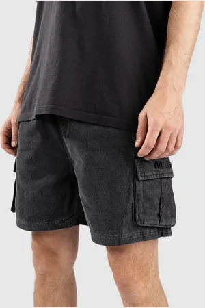 Misfit Devod Cord Cargo Pantaloncini nero
