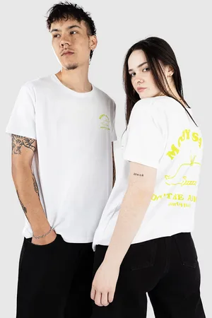 PARTY PANTS Mob Says T-Shirt bianco