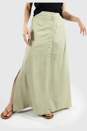 Iriedaily Civic Eco Maxi Gonna verde