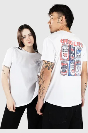 PARTY PANTS Chug Life T-Shirt bianco