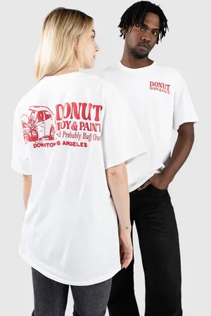 Donut Paint And Body T-Shirt bianco