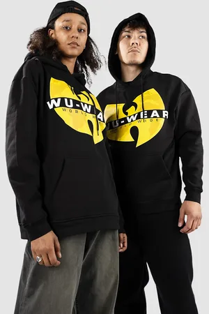 Wu-Tang Logo Felpa con Cappuccio nero