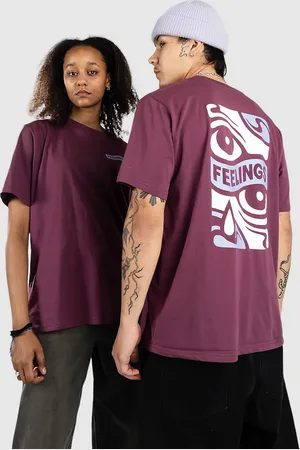 And Feelings Eyes T-Shirt rosso