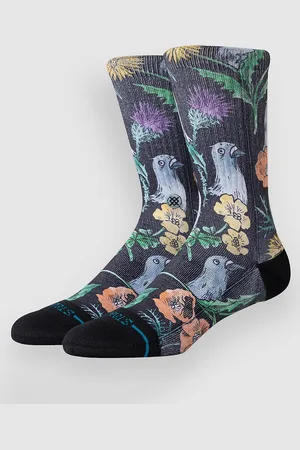 Stance Just Flocked Socks nero