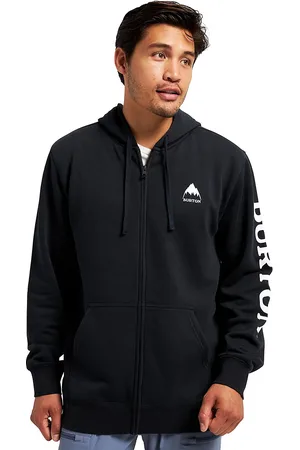 Burton Elite Felpe con Zip e Cappuccio nero