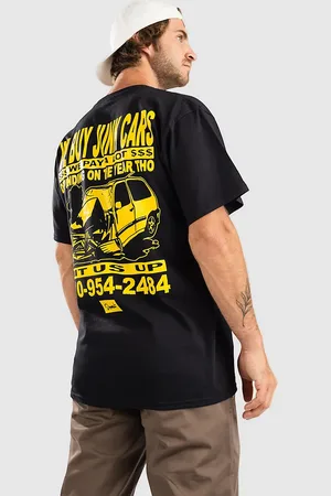 Donut Junk Cars T-Shirt nero