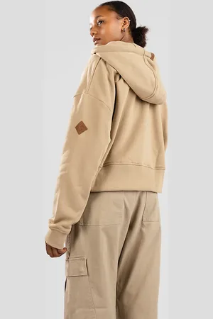 Kazane Lovisa Felpa con Zip marrone