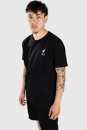 Cleptomanicx Gull Watcher T-Shirt nero