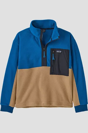 Patagonia Microdini 1/2 Kids Felpa con Zip fantasia