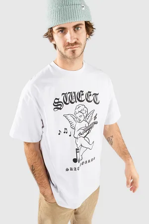 SWEET SKTBS Loose Cherub T-Shirt bianco