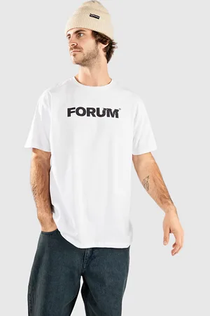 Forum Glitch T-Shirt bianco