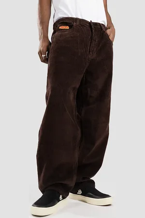 Empyre Loose Fit Sk8 Pantaloni di Velluto marrone