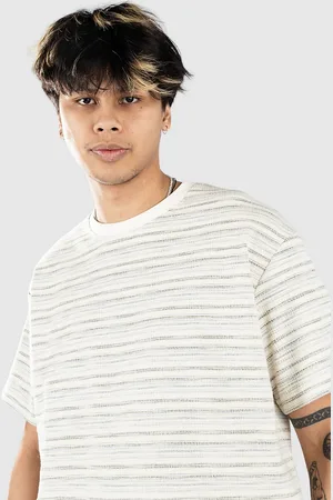 Fat Moose Coral Structured T-Shirt blu