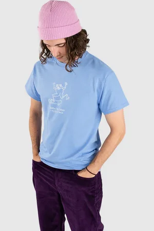 A.Lab Born To Croak T-Shirt blu